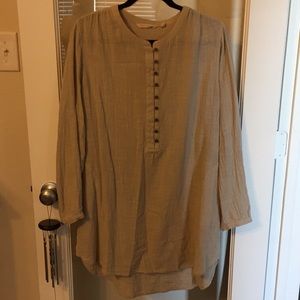 SS Cotton Rough Hewn Tunic -Sz L